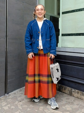 BEAMS BOYさん(レディース・152cm)の冬コーディネート