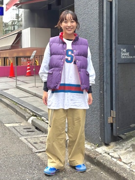 「アイテム（チノパンツ）」を使った、BEAMS BOYさん（レディース・150cm）の秋コーディネート