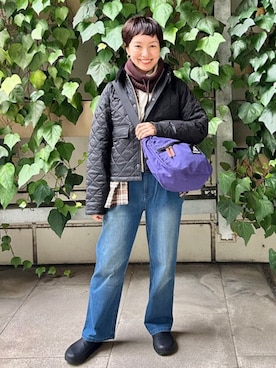 「アイテム（ニットキャップ/ビーニー）」を使った、BEAMS BOYさん（レディース・162cm）の秋コーディネート