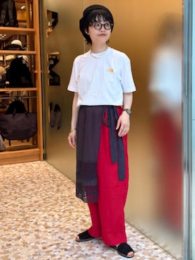 「BEAMS BOY（ビームスボーイ）のアイテム」を使った、BEAMS BOYさん（レディース・155cm）の夏コーディネート
