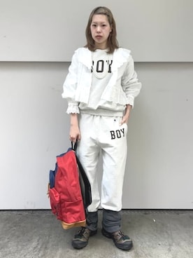 BEAMS BOYさん(レディース・159cm)の春コーディネート