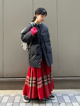 BEAMS BOYさん(レディース・152cm)の冬コーディネート