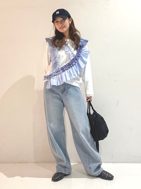「BEAMS BOY（ビームスボーイ）のアイテム」を使った、BEAMS BOYさん（レディース・163cm）の秋コーディネート