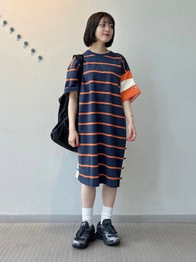 BEAMS BOYさん（レディース・153cm）の夏コーディネート