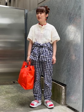 BEAMS BOYさん（レディース・158cm）の夏コーディネート