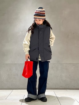 BEAMS BOYさん（レディース・155cm）の冬コーディネート