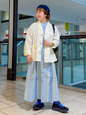 「BEAMS BOY（ビームスボーイ）のアイテム」を使った、BEAMS BOYさん（レディース・153cm）の春コーディネート