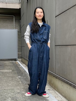 BEAMS BOY ワークノースリーブオールインワン BEAMS BOY（ビームスボーイ）の「BEAMS BOY / ワーク