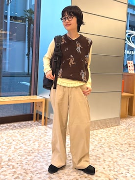 「BEAMS BOY（ビームスボーイ）のアイテム」を使った、BEAMS BOYさん（レディース・155cm）の夏コーディネート