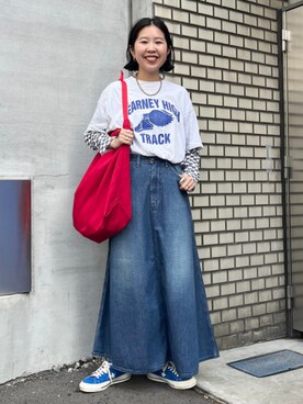 BEAMS BOYさん（レディース・163cm）の春コーディネート