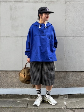 「アノラック」｜「アイテム（その他アウター）」を使った、BEAMS BOYさん（レディース・156cm）の秋コーディネート