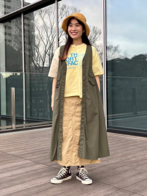 ナイロン タッサー C-1 ノースリーブ ワンピース（ワンピース）｜BEAMS