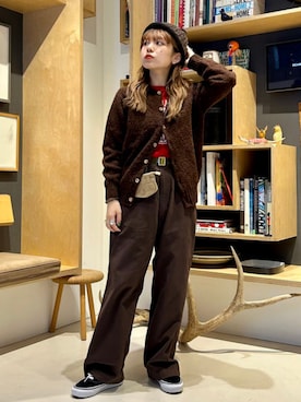 「アイテム（チノパンツ）」を使った、BEAMS BOYさん（レディース・155cm）の夏コーディネート