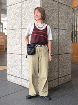 BEAMS BOYさん（レディース・159cm）の夏コーディネート