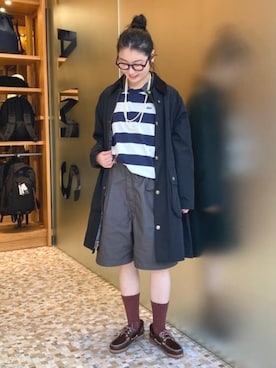 BEAMS BOYさん(レディース・158cm)の冬コーディネート