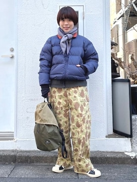 BEAMS BOYさん（レディース・158cm）の冬コーディネート