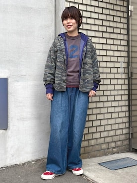 BEAMS BOYさん（レディース・168cm）の冬コーディネート