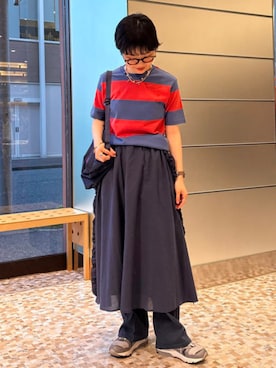 「Dickies（ディッキーズ）のアイテム」を使った、BEAMS BOYさん（レディース・155cm）の春コーディネート
