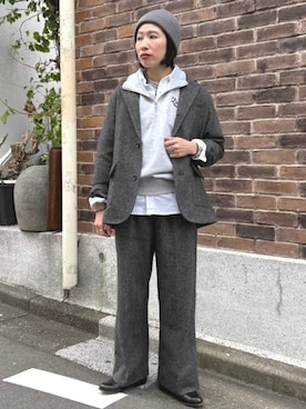 「BEAMS BOY（ビームスボーイ）のアイテム」を使った、BEAMS BOYさん（レディース・159cm）の秋コーディネート