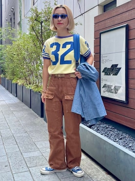 「BEAMS BOY（ビームスボーイ）のアイテム」を使った、BEAMS BOYさん（レディース・151cm）の夏コーディネート
