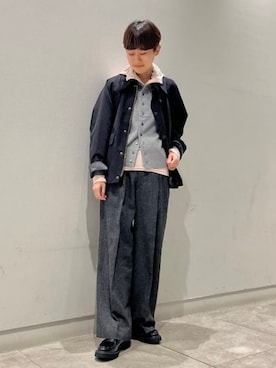 「Barbour（バブアー）のアイテム」を使った、BEAMS BOYさん（レディース・165cm）の秋コーディネート