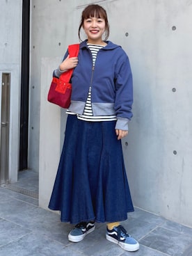 BEAMS BOYさん（レディース・149cm）の冬コーディネート