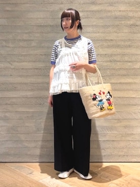 「BEAMS BOY（ビームスボーイ）のアイテム」を使った、BEAMS BOYさん（レディース・166cm）の夏コーディネート