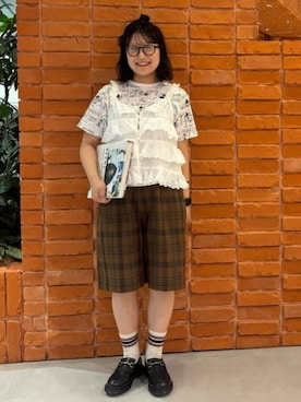 「BEAMS BOY（ビームスボーイ）のアイテム」を使った、BEAMS BOYさん（レディース・160cm）の夏コーディネート