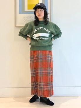 「BEAMS BOY（ビームスボーイ）のアイテム」を使った、BEAMS BOYさん（レディース・149cm）の秋コーディネート