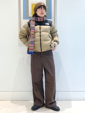 「アイテム（チノパンツ）」を使った、BEAMS BOYさん（レディース・165cm）の秋コーディネート