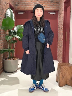 「GREGORY（グレゴリー）のアイテム（バッグ）」を使った、BEAMS BOYさん（レディース・159cm）の冬コーディネート