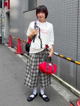 「GOOD ROCK SPEED（グッドロックスピード）のアイテム」を使った、BEAMS BOYさん（レディース・155cm）の夏コーディネート