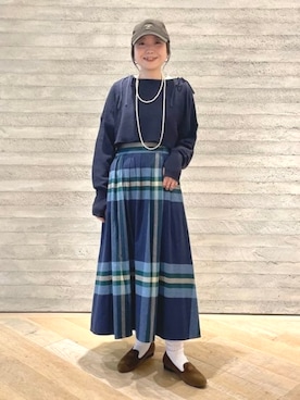 BEAMS BOYさん（レディース・159cm）の秋コーディネート