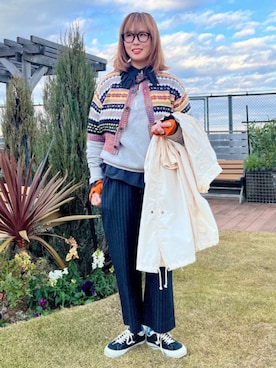 BEAMS BOYさん(レディース・162cm)の冬コーディネート