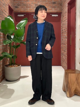 BEAMS BOYさん（レディース・159cm）の冬コーディネート