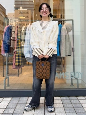 BEAMS BOYさん（レディース・161cm）の冬コーディネート