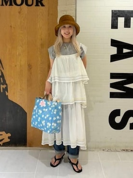 BEAMS BOYさん(レディース・153cm)の夏コーディネート
