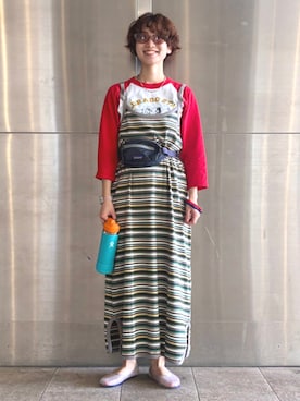 BEAMS BOYさん（レディース・153cm）の春コーディネート