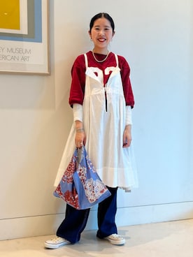 「BEAMS BOY（ビームスボーイ）のアイテム」を使った、BEAMS BOYさん（レディース・163cm）の春コーディネート