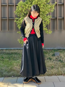 BEAMS BOYさん（レディース・155cm）の冬コーディネート