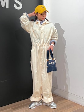 BEAMS BOYさん（レディース・152cm）の冬コーディネート