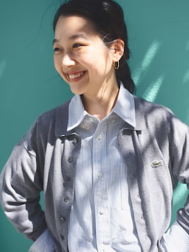 「LACOSTE（ラコステ）のアイテム」を使った、BEAMS BOYさん（レディース・159cm）の秋コーディネート