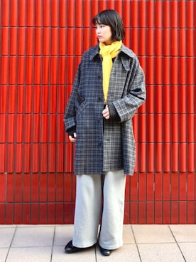 「アイテム（その他アウター）」を使った、BEAMS BOYさん（レディース・170cm）の冬コーディネート