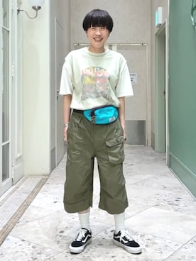 「BEAMS BOY（ビームスボーイ）のアイテム」を使った、BEAMS BOYさん（レディース・159cm）の夏コーディネート
