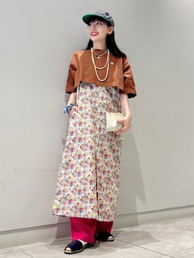 「BEAMS BOY（ビームスボーイ）のアイテム（ワンピース/ドレス）」を使った、BEAMS BOYさん（レディース・158cm）の夏コーディネート