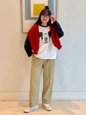 「アイテム（シュシュ）」を使った、BEAMS BOYさん（レディース・158cm）の夏コーディネート
