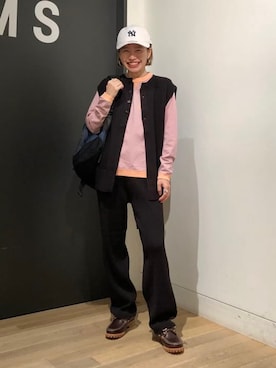 BEAMS BOYさん（レディース・153cm）の秋コーディネート