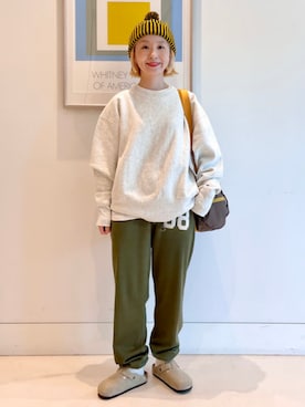 「アイテム（スウェット）」を使った、BEAMS BOYさん（レディース・151cm）の夏コーディネート