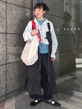 BEAMS BOYさん（レディース・161cm）の冬コーディネート