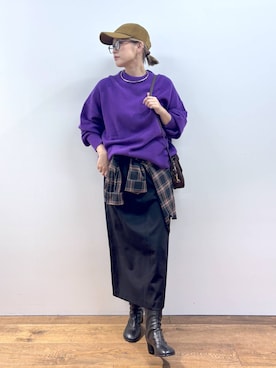 「アイテム（サングラス）」を使った、ニッシさん（レディース・164cm・40代）の秋コーディネート